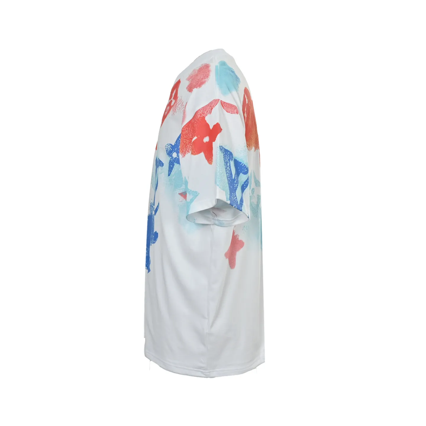 Louis Vuitton/Louis Vuitton ink painted smudged short sleeves